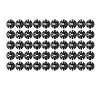Alide 50Pcs Wheel Arch Clips Splash Guard Retainer Clamp Plastic Fastener Trim Fixing Set Black Replacement For A1 A4 A5 A6 A7 Q5