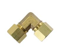 Alide 90 Degree Compression Elbow, Angle Compression Fitting Brass Pipe Connector, 12mm Joint Plumbing Fittings