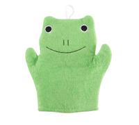 Alide Animal Motif Wash Mitt Soft Terry Towelling Bath Cloth Green Frog Hand Puppet for Happy Bathing