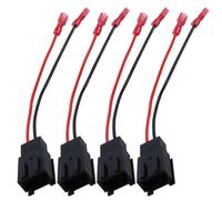 Alide Car Speaker Adaptor, Pack Of 4, Speaker Wiring Harness Adapter Compatible with Citroen C2 1999-2015 Door Front and Rear