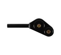 Alide Double Pulley Block, Fishing Rod Tip Guide Roller with Detachable Pulley, 4.0mm Heavy Duty Sea Fishing Rod Guide Ring for Anchor, Ship and Iron Rods