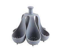 Alide Egg Holder Cooking, Silicone Egg Poacher, Cooker Holder Silicone for Kitchen, Cooks 6 Eggs At the Same Time