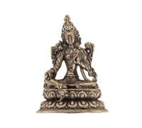 Alide Old Green Tara Buddha Statue, Brass Buddha Statue, for Home Office Garden for Indoor Outdoor Display
