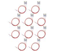 Alide Pack Of 10 12V Light Panel Interior Lighting for Model Railway Buildings Warm White Compatible with HO Model with Cable