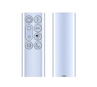 Alide Replacement Remote Control for Fan TP04 DP04 TP06 TP07 TP09 Purifying Tower Fan, Without Magnetic Function (Sliver)