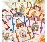 Alideco 120pcs Scrapbook Stickers - Flower Manor Stickers for Journaling, Scrapbooking, Junk Journal Crafts, Embellishment, Decoration, Diary