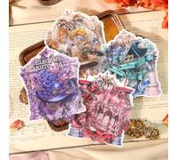 Alideco 120pcs Scrapbook Stickers Vintage Baroque Ball Scrapbooking Junk Journal Crafts Embelishment Decoration Stickers (baluokewuhui)