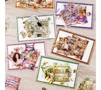 Alideco 120pcs Scrapbook Stickers Vintage Home Designer Scrapbooking Junk Journal Crafts Embelishment Decoration Stickers (jujiashejishi)