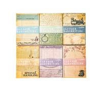 Alideco 180pcs Vintage Old Pages Collection Scrapbooking Paper for Journaling Supplies, Decorative Craft Paper for Junk Journals (jiuyeshouji)