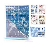 Alideco 30pcs Scrapbook Stickers Vintage Cosmic flecks Sticker Book for Adults Sticker journaling Stickers for Scrapbooking (haifengxuyu)