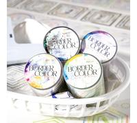 Alideco 4pcs Decorative Adhesive Tapes Vintage Watercolor Frame PET Tape Great for Bullet Journal Supplies, Arts, Scrapbook, DIY Crafts, Planners (biankuangdesecai)