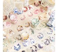 Alideco 6pcs Decorative Adhesive Tapes Vintage Maiden of the Stars and the Moon PET Tape Great for Bullet Journal Supplies, Arts, Scrapbook, DIY Crafts, Planners(xingyueshaonv