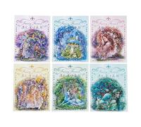 Alideco 90pcs Scrapbook Stickers Vintage Fairy Tale Forest Scrapbooking Junk Journal Crafts Embelishment Decoration Stickers (yujiantonghuasenlin)