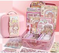 Alideco Deluxe Gift Box Stickers Quiet Book Small Mochi Collage Layout Scrapbooking Junk Journal Crafts Embelishment Decoration Diary Stickers (haohuaban)