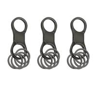 ALIDOU 3 Sets Quick Release Keyring Clip Key Chains, Keyring Clip with 4 Detachable Zinc Alloy Keychain Rings, Heavy Duty Car Key Chains Holder Clips for Men and Women, Keychain Clips for Car Keys