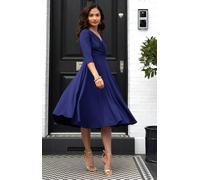 Alie Street London Annie Dress Petite - Eclipse Blue - 8-10 Petite