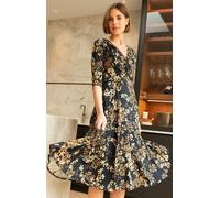 Alie Street London Annie Dress - UK 6-8 - Golden Blossom - Jersey