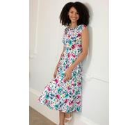 Alie Street London Darcie Cowl Neck Dress - Wild Blossom - 16