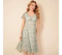 Alie Street London Miranda Dress - Botanical Green - UK 8 - 10