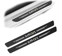 ALIEDA 2pcs Car Door Sill Protectors, Carbon Fiber Bumper Decoration Sticker, Interior Modification Accessories, For Smart 453 451 450 Fortwo