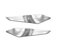 ALIEDA 2pcs Car Side Wing Gel Stickers, Front Door Special Chrome Emblem Decals, Modification Decorative Accessories, For Peugeot 206 207 301 306 307 308 406 408 508 2008 3008 4008 5008
