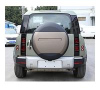 ALIEDA Spare Wheel Cover for Land Rover Defender 90 110 130, ABS Car Spare Wheel Protector, Waterproof Dustproof Elastic Wheel Cover,Brown