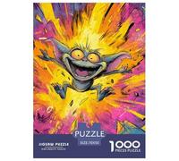 Alien 1000 Piece Jigsaw Puzzle Family Game Creative Jigsaws Color Challenge for Travel Gifts,Present 70x50cm/1000pcs