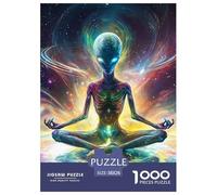 Alien 1000pcs Animation Paper Jigsaw Puzzle Challenging & Brainteasing Beautiful Decoration for Adults And Kids 38x26cm/1000pcs