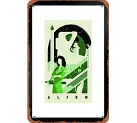 Alien 1979 Ellen Ripley Art Xenomorph Horror Science Fiction Classic Retro Metal Tin Signs Room Stuff Wall Decor Sign 8x12 Inch