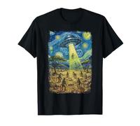 Alien Abduction Baboon in Savanna T-Shirt