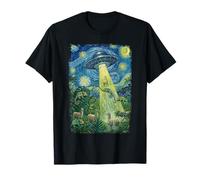 Alien Abduction Chameleon in Jungle T-Shirt