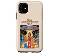 Alien Abduction Club UFO Retro Vintage Funny Adult Humor Case for iPhone 11