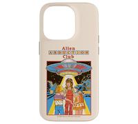 Alien Abduction Club UFO Retro Vintage Funny Adult Humor Case for iPhone 14 Pro