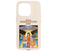Alien Abduction Club UFO Retro Vintage Funny Adult Humor Case for iPhone 15 Pro
