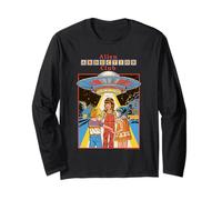 Alien Abduction Club UFO Retro Vintage Funny Adult Humor Long Sleeve T-Shirt