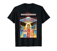 Alien Abduction Club UFO Retro Vintage Funny Adult Humor T-Shirt