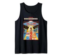 Alien Abduction Club UFO Retro Vintage Funny Adult Humor Tank Top