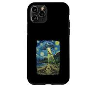 Alien Abduction Komodo Dragon On Beach Case for iPhone 11 Pro