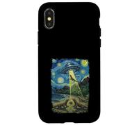 Alien Abduction Komodo Dragon On Beach Case for iPhone X/XS