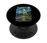Alien Abduction Komodo Dragon On Beach PopSockets Adhesive PopGrip