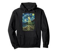 Alien Abduction Komodo Dragon On Beach Pullover Hoodie