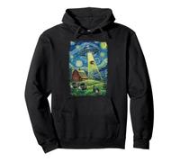 Alien Abduction Turkey Pullover Hoodie