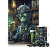 Alien Ales Beer Beyond Puzzles for Adults 1000 Puzzles Clear Logic Tight Joint Fun Activity Christmas Idea (50x75cm)