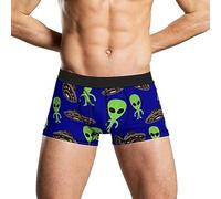 Alien And UFO Men's Underwear Brief Soft Boxer Briefs Trunks Comfy Underpants Print Shorts