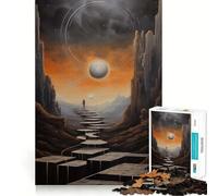 Alien Architecture No Jigsaw Puzzle 1000 Piece for Teenagers Reason Boost Nice Thick Enjoyable Challenge Birthday Idea (50x75cm)