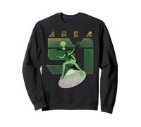 Alien Area 51 Shirt UFO Green Man Flying Saucer Space Sweatshirt