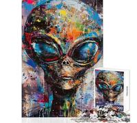 Alien Art XI 1000 Piece Jigsaw Puzzle for Teenagers Support Memory Strength And Retention Gentle Calm Leisure Activity (50X75cm)