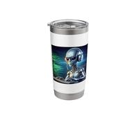 Alien Artificial Intelligence AI Software Programmers Gift Stainless Steel Insulated Tumbler