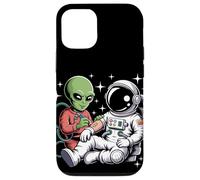 Alien Astronaut Tattoo Cool Funny Galaxy Space Tattoo Artist Case for iPhone 12/12 Pro