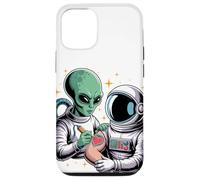 Alien Astronaut Tattoo Cool Funny Galaxy Space Tattoo Artist Case for iPhone 12/12 Pro